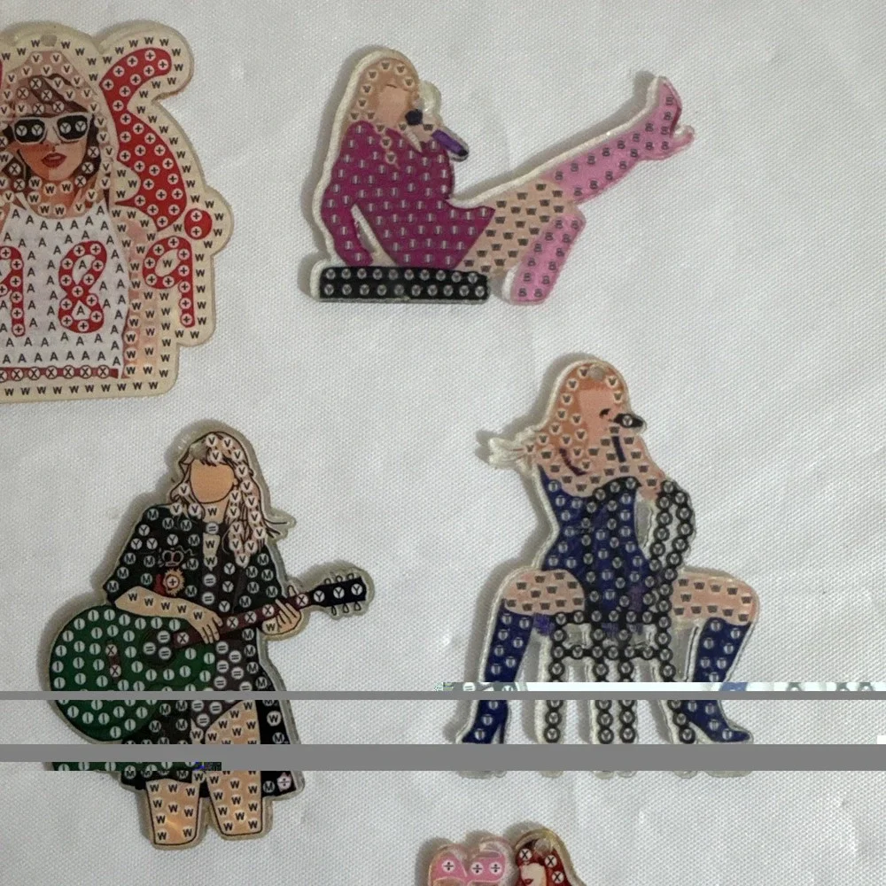 Taylor Swift‎ Keychain Craft Rhinestone Keychain Maker Lover 1989 Lot Of 8